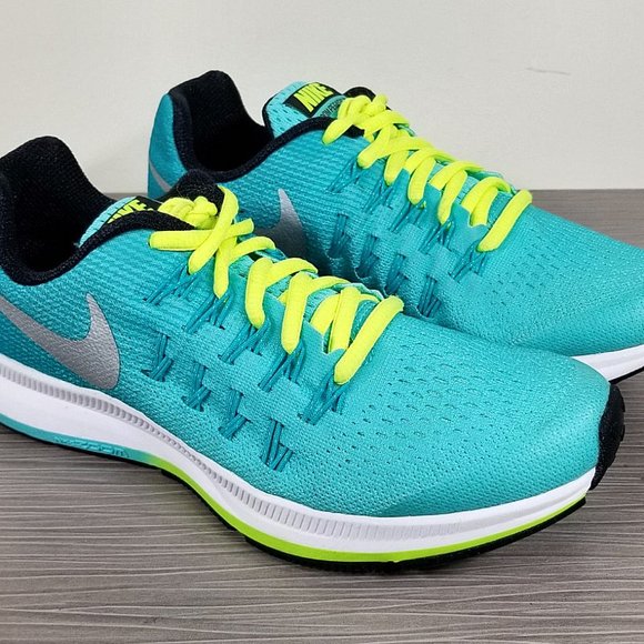 Nike 'Zoom Pegasus 33' Sneaker, Turquoise, Big Kid Size 3.5 / 35.5  (8-12 Years) - Picture 3 of 10